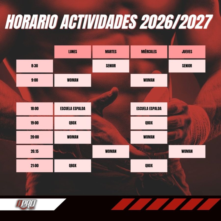 Actividades dirigidas invierno